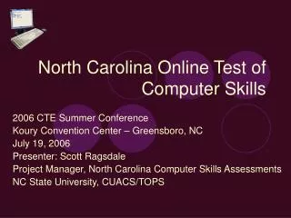 North Carolina Online Test of Computer Skills