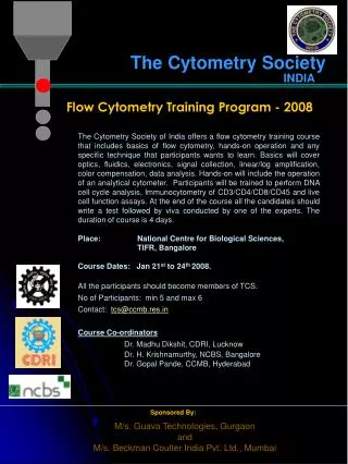 The Cytometry Society