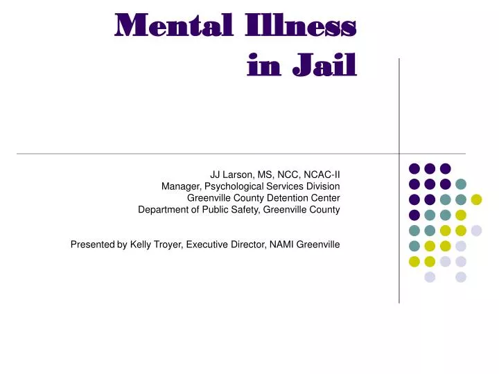 mental illness in jail