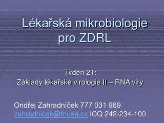 l ka sk mikrobiologie pro zdrl