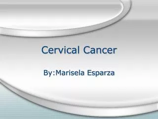 Cervical Cancer