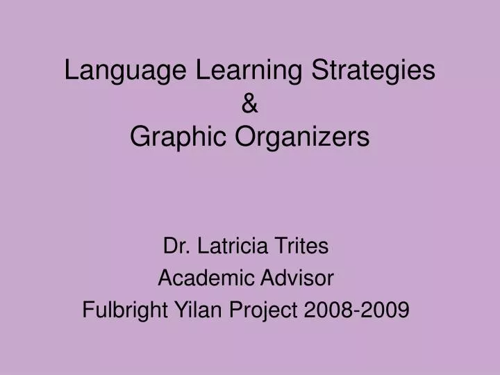 language learning strategies graphic organizers