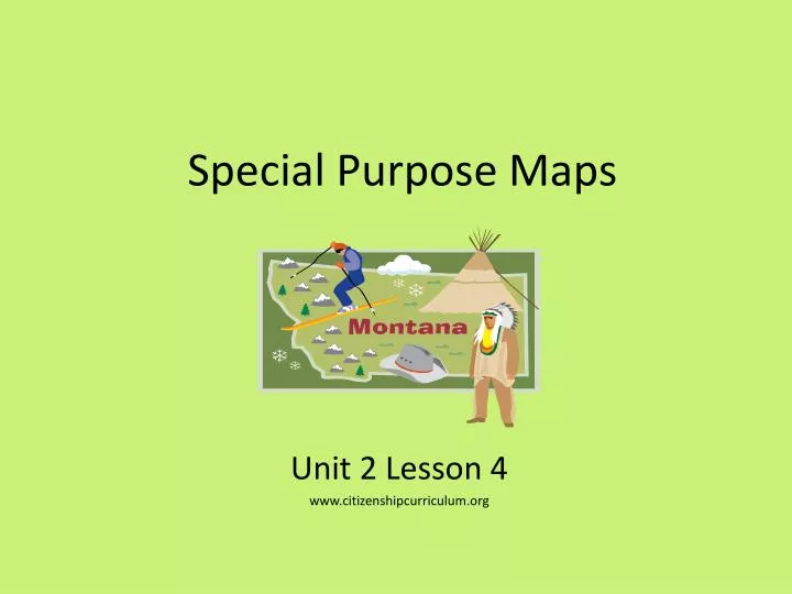 special purpose maps