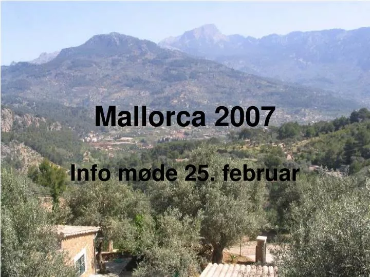 mallorca 2007