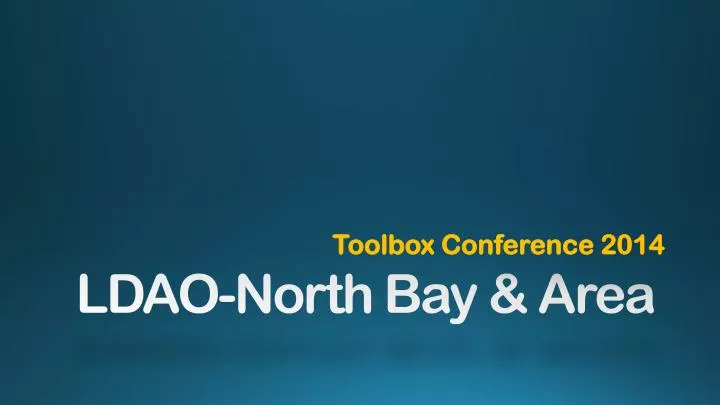 toolbox conference 2014