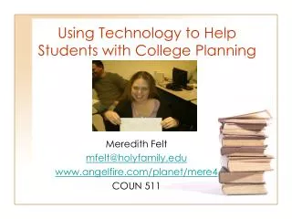 Using Technology to Help Students with College Planning