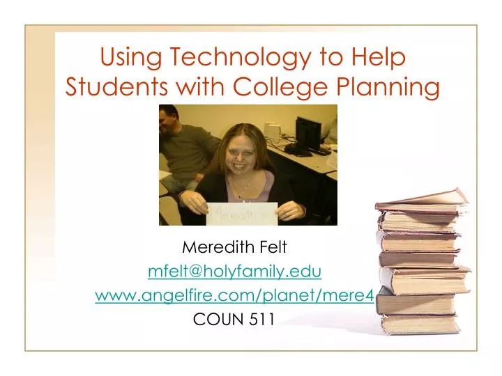 using technology to help students with college planning