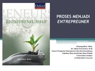 proses menjadi entrepreuner