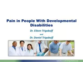 Pain in People With Developmental Disabilities