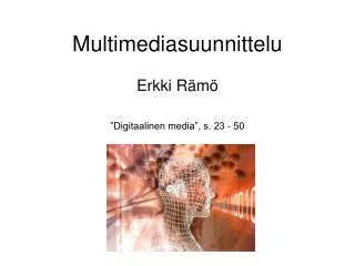 multimediasuunnittelu