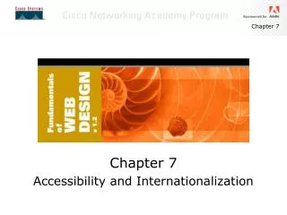 Chapter 7 Accessibility and Internationalization