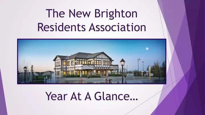 the new brighton residents association year at a glance