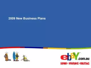 2009 New Business Plans