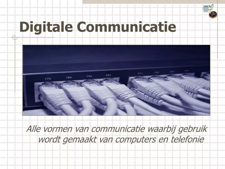 digitale communicatie
