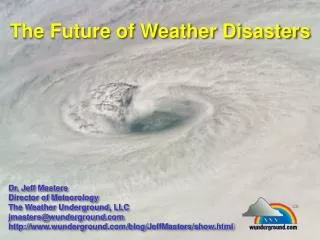 The Future of Weather Disasters