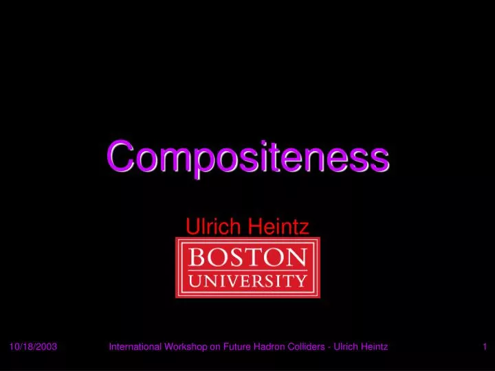 compositeness