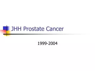 JHH Prostate Cancer