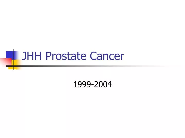 jhh prostate cancer