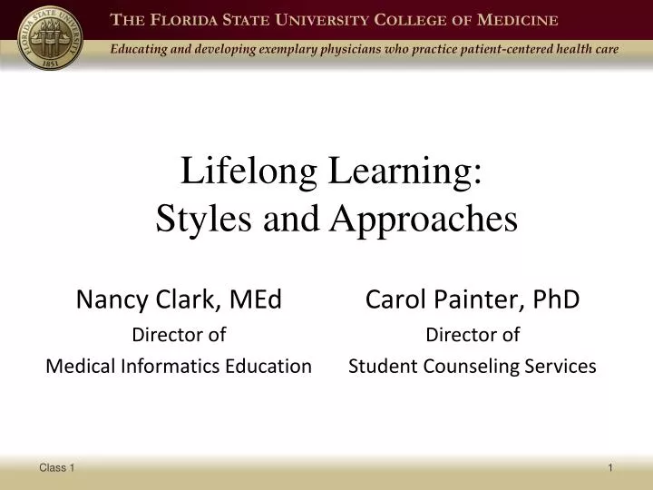 lifelong learning styles and approaches