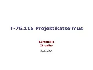 t 76 115 projektikatselmus