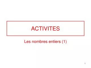 activites