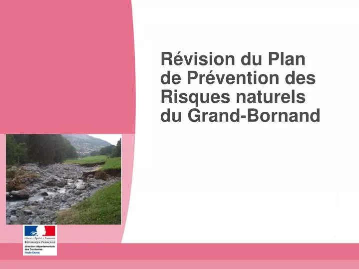 r vision du plan de pr vention des risques naturels du grand bornand