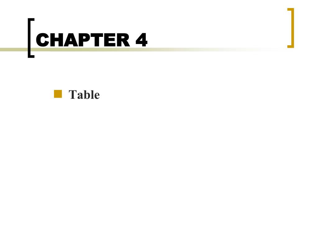 PPT - CHAPTER 4 PowerPoint Presentation, free download - ID:5947388