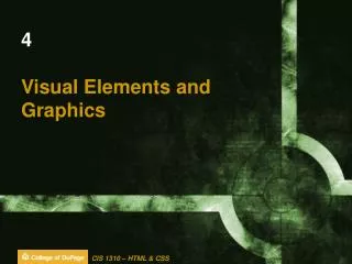4 Visual Elements and Graphics