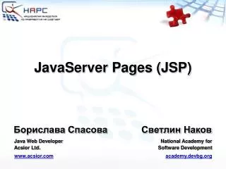 javaserver pages jsp