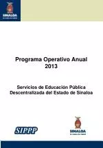 Programa Operativo Anual 2013 - slide 1