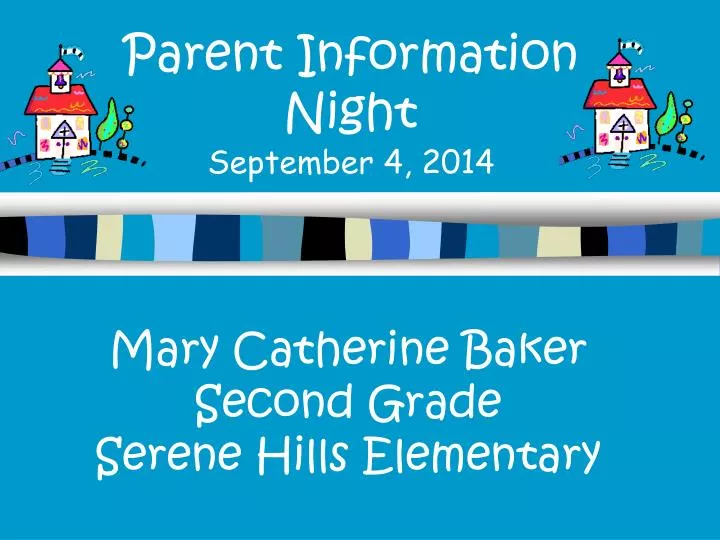parent information night september 4 2014