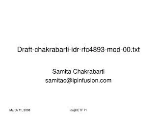 Draft-chakrabarti-idr-rfc4893-mod-00.txt