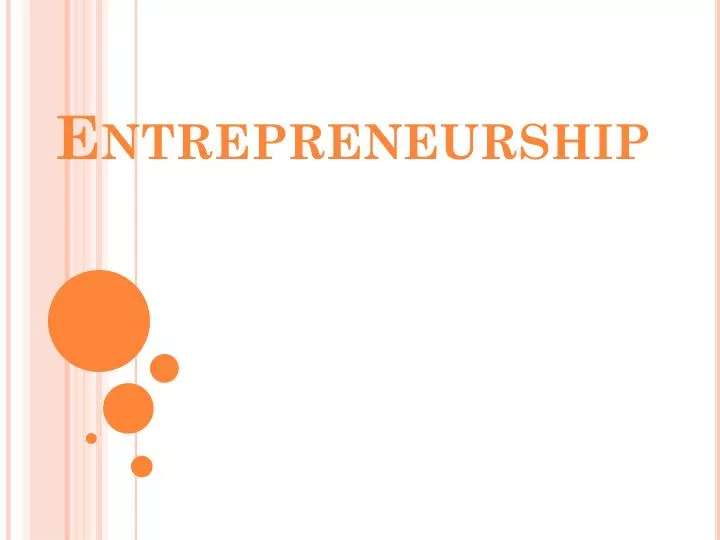 entrepreneurship