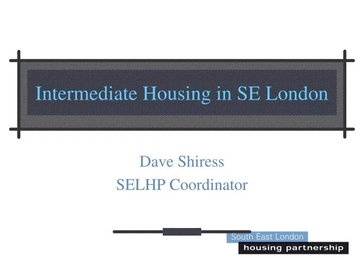 intermediate housing in se london