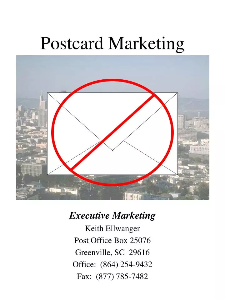 postcard marketing