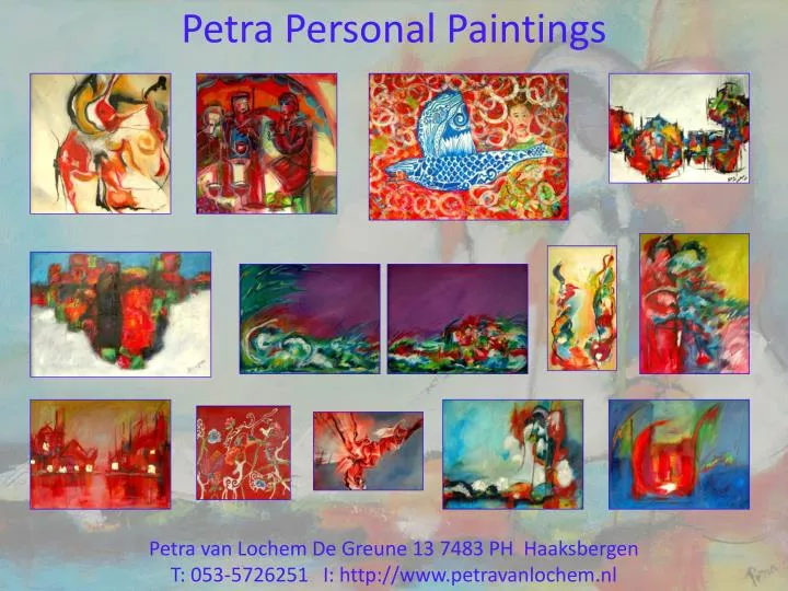 petra personal paintings