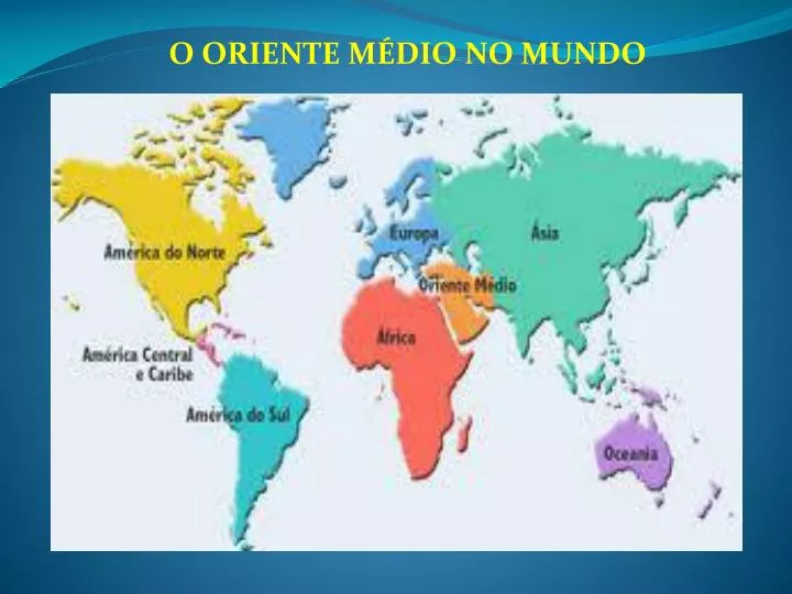 o oriente m dio no mundo