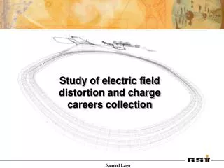 Study of electric field distortion and charge careers collection