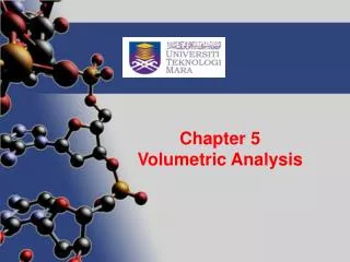 Chapter 5 Volumetric Analysis