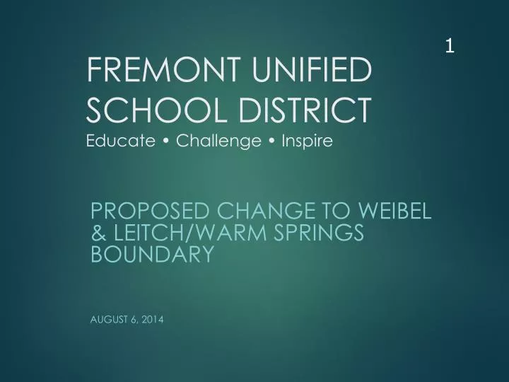 fremont unified school district educate challenge inspire