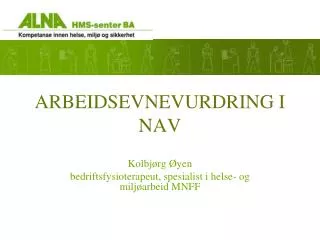 arbeidsevnevurdring i nav