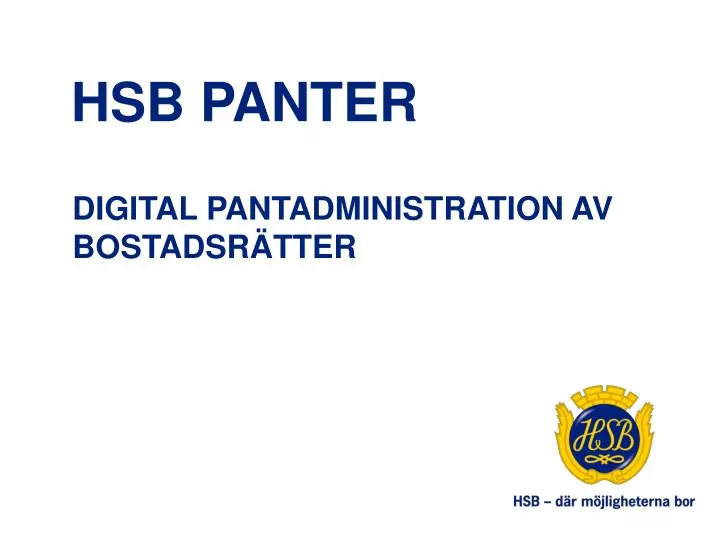hsb panter
