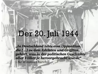 der 20 juli 1944