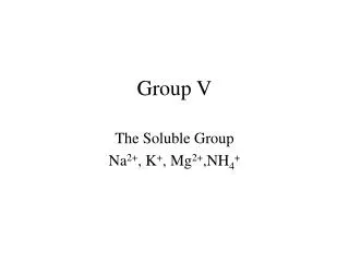 group v