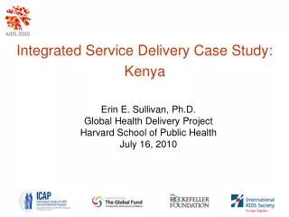 Integrated Service Delivery Case Study: Kenya