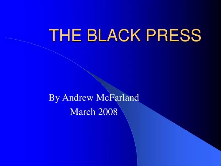 the black press
