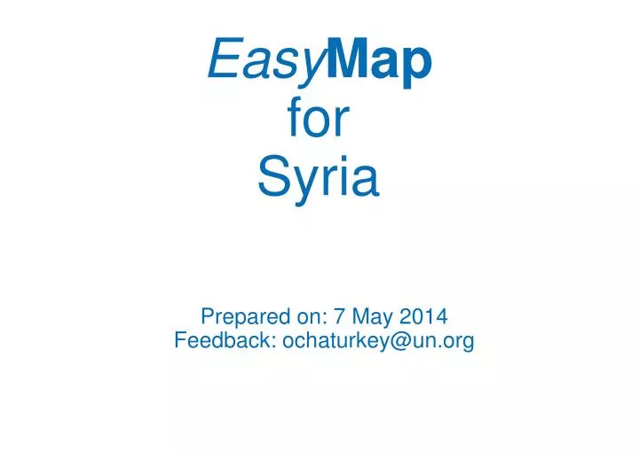 easy map for syria