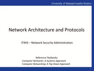 Network Architecture and Protocols
