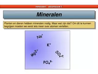 mineralen atoombouw 1