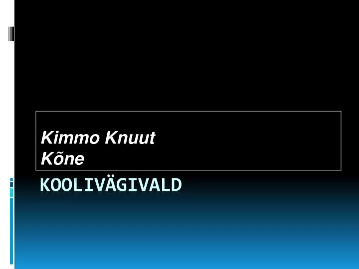 kimmo knuut k ne